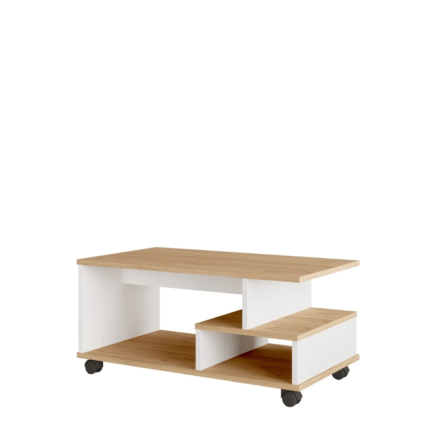 Solven Soffbord 90x42,5x51 cm - Ek och vitt