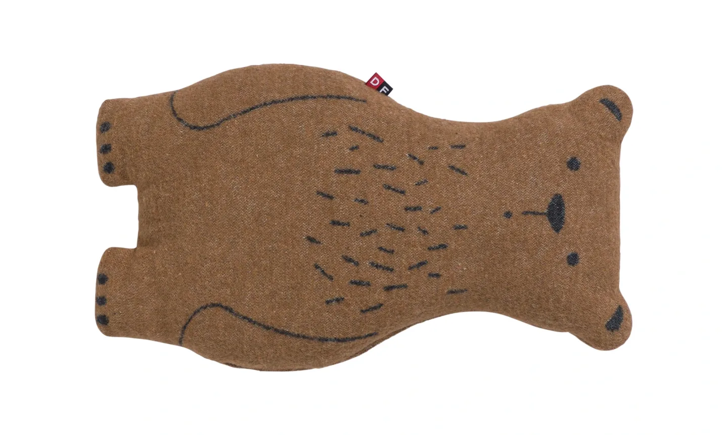Sander AG Kissen Juwel Bär, Braun 35 x 66 cm | Schubiger Möbel