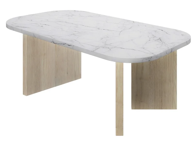 DIAGONE Couchtish TOKYO 57x105x38cm weiss