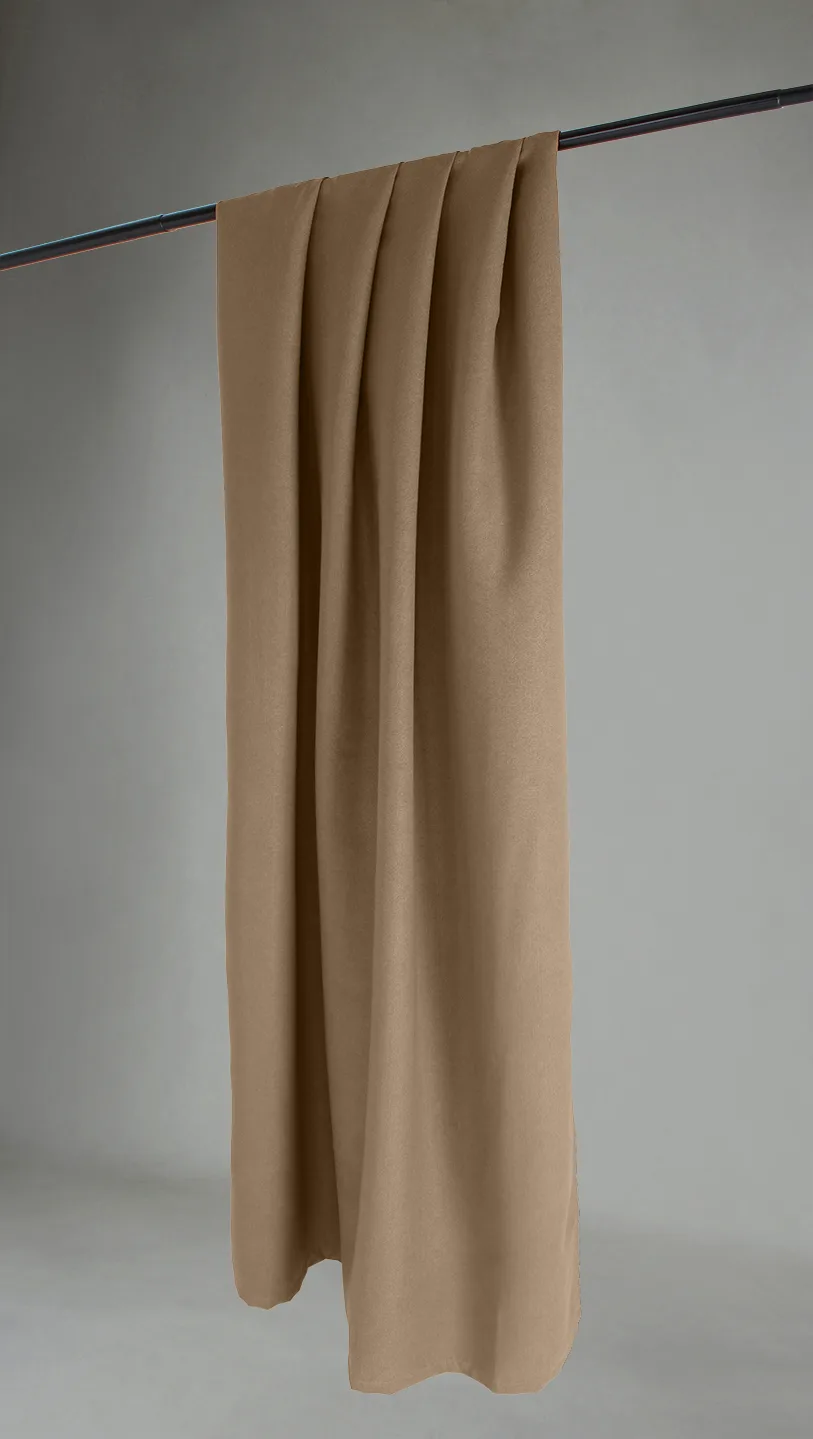 Gardiner - Mørkleggingsgardin Octavia (brun) (Størrelse: 130 x 250 cm)