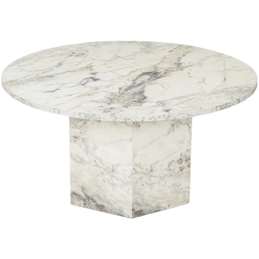 Salontisch Georis marmor Holzwerkstoff B 80 H 40 cm