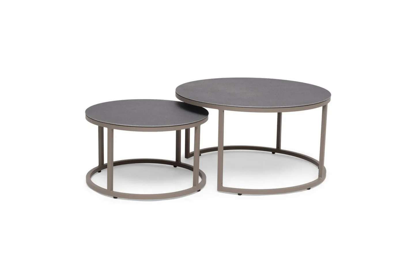Hillerstorp Jet Set Satsbord Rund Utomhus Beige - Beige