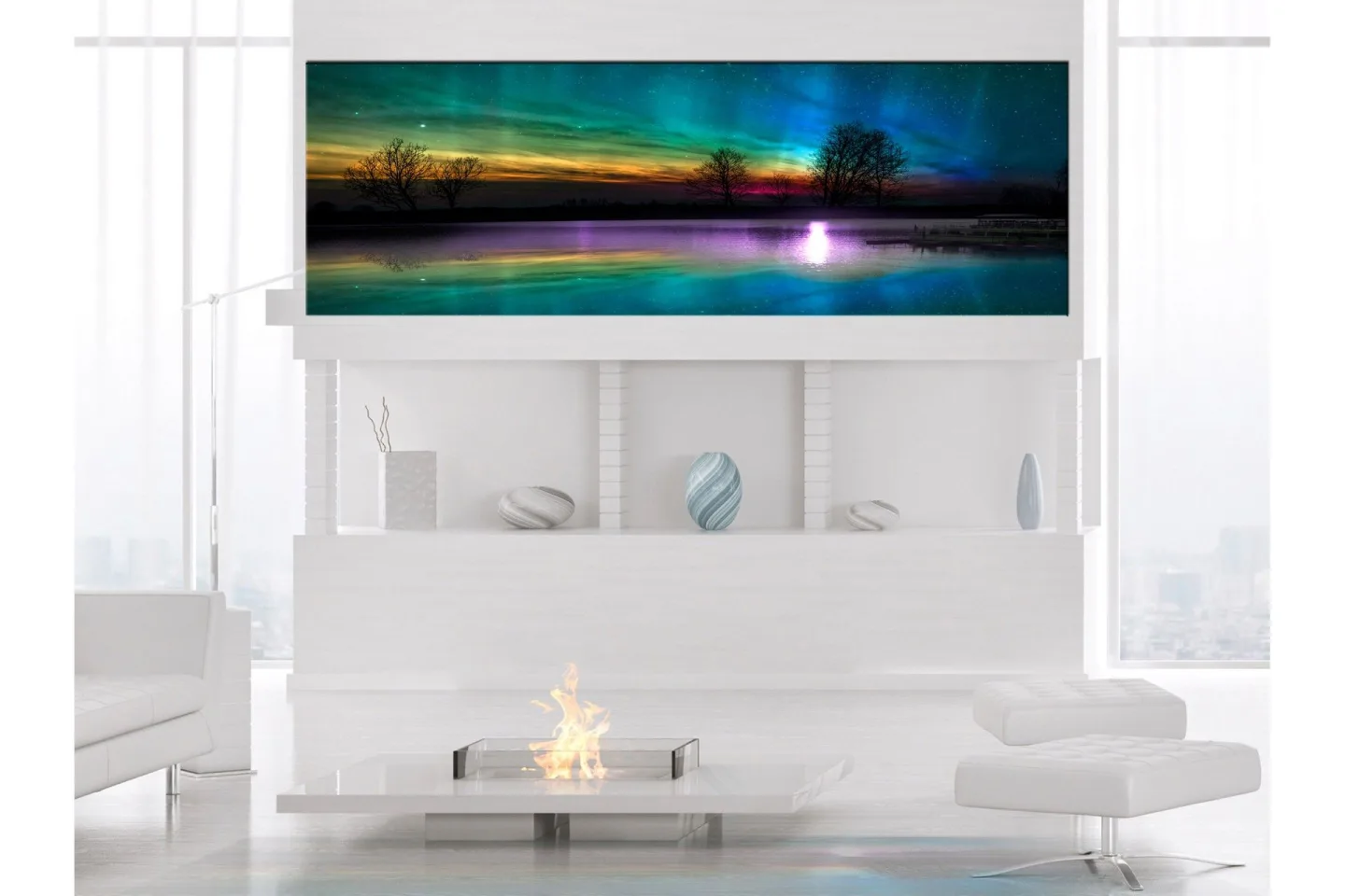 Tavla Rainbow Aurora (1 Part) Narrow 135x45 -