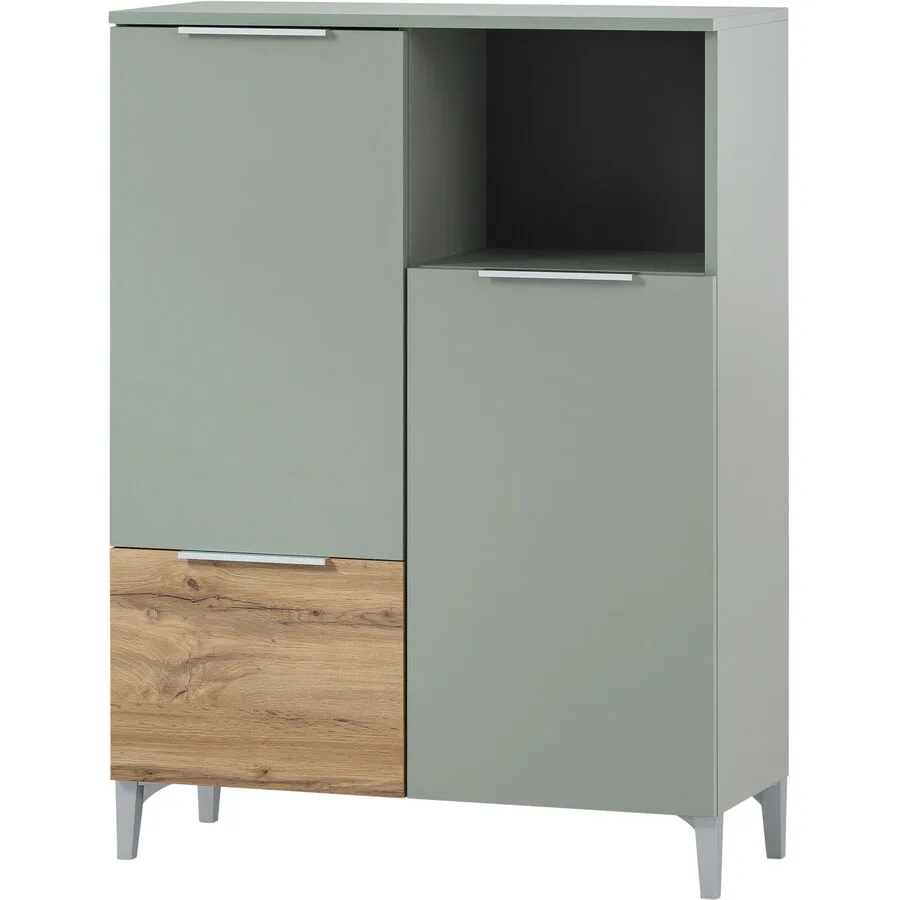 Highboard Mariette pistazie Holzwerkstoff B 80.4 cm H 109.6 cm