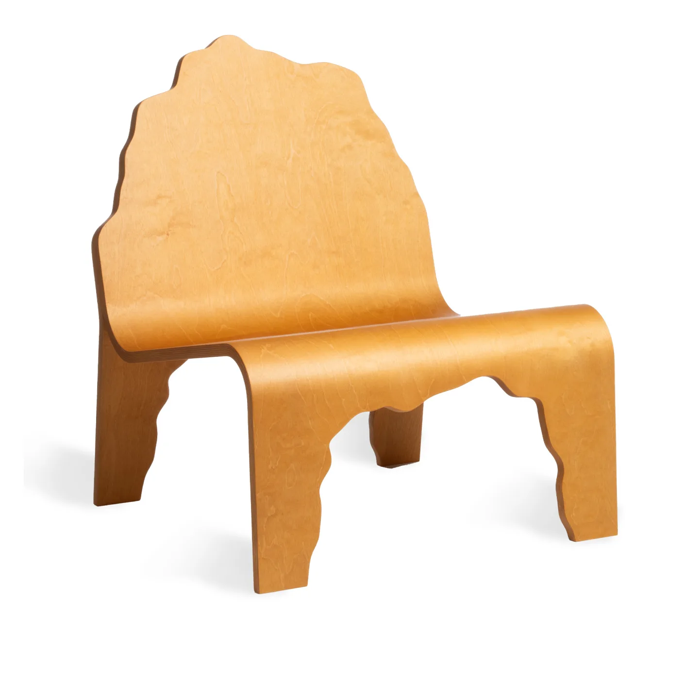 Made by choice - Lieksa Lounge Chair Honey - Fåtöljer - Snarkitecture - Träfärgad - Trä