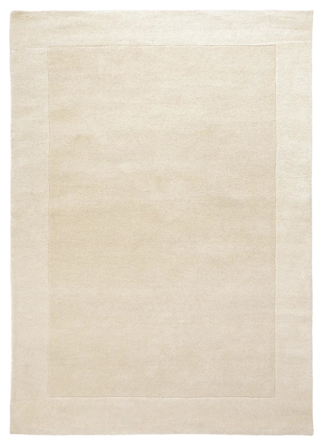 Ullteppe - Gaya Hand Tufted Wool Premium (krem/hvit) (Størrelse: 160 x 230 cm)