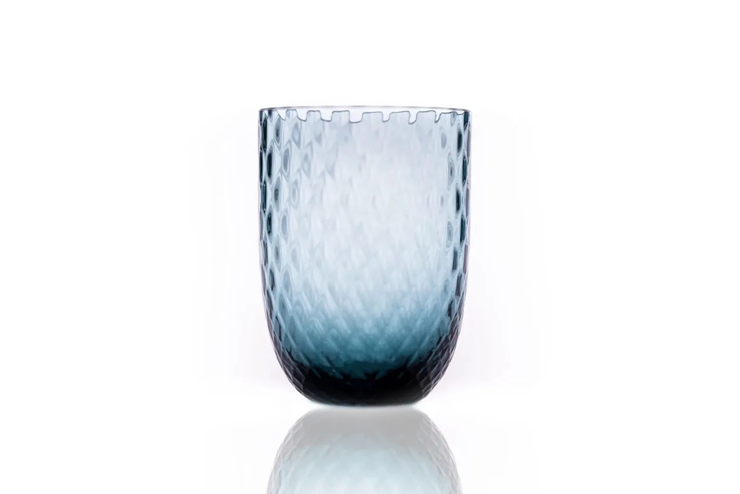 Anna Von Lipa Harlequin Trinkglas 25 cl Blue smoke