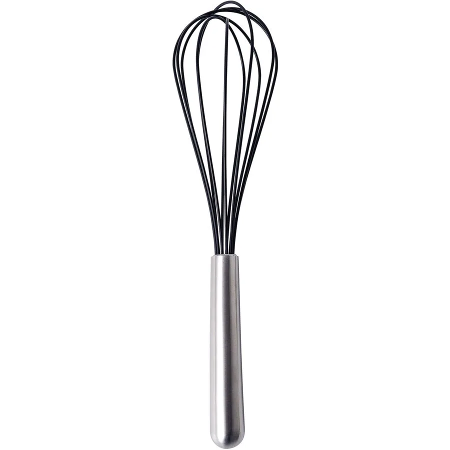 Schneebesen Premium schwarz/silber Edelstahl/Silikon B 31 cm