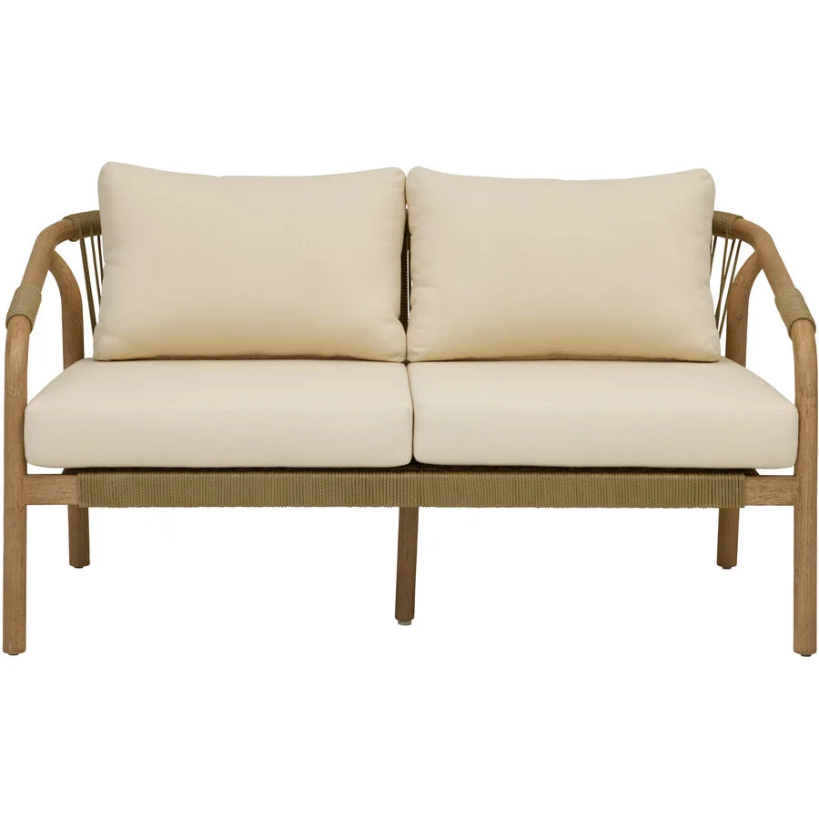 Gartenlounge Casami weiss Akazie