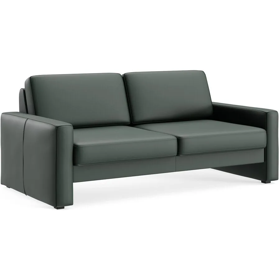 Sofa Devin Leder dunkelgrün B 180 T 90 cm - Möbel Konfigurator: Traummöbel individuell zusammenstellen