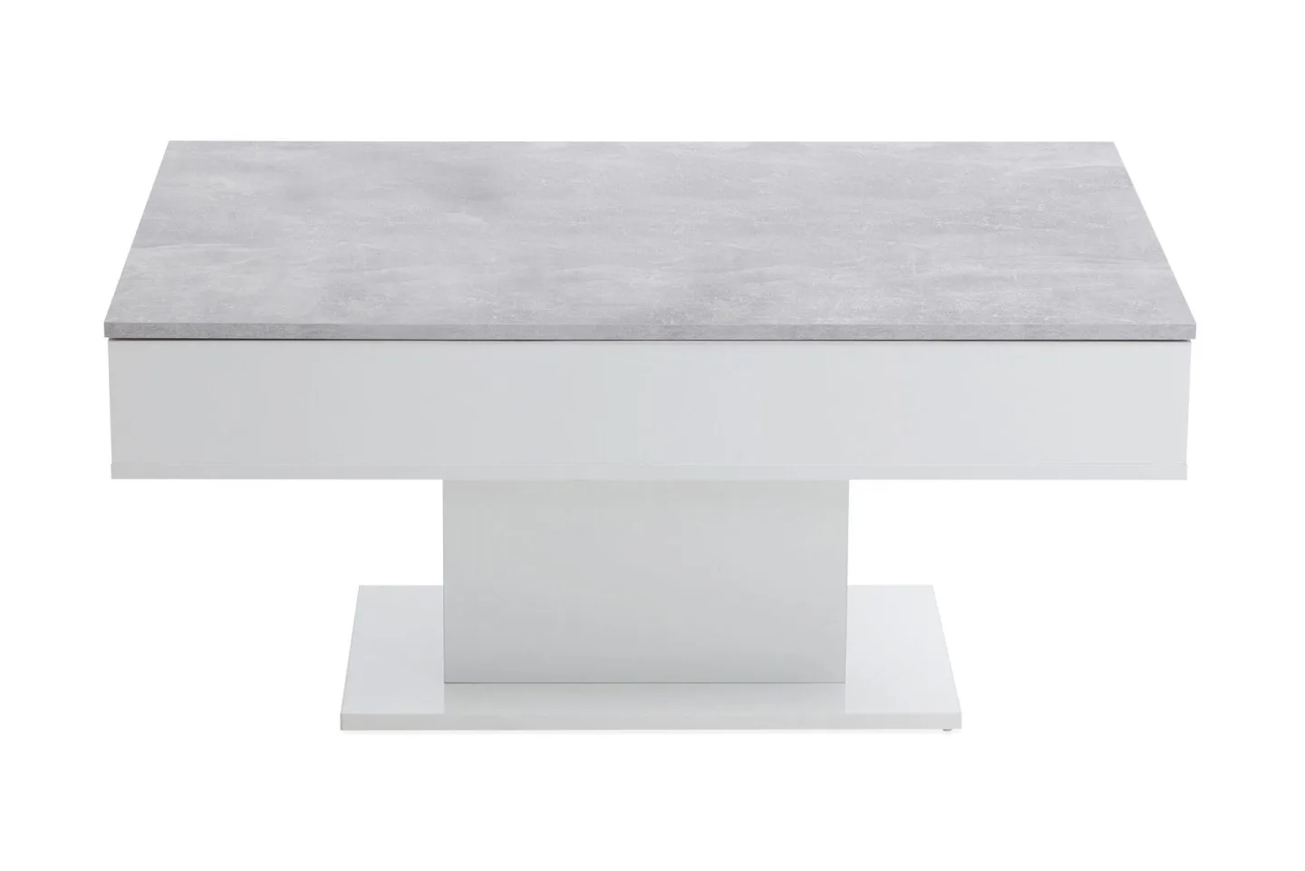 Pacak Soffbord 100 cm - Betonggrå/Vit