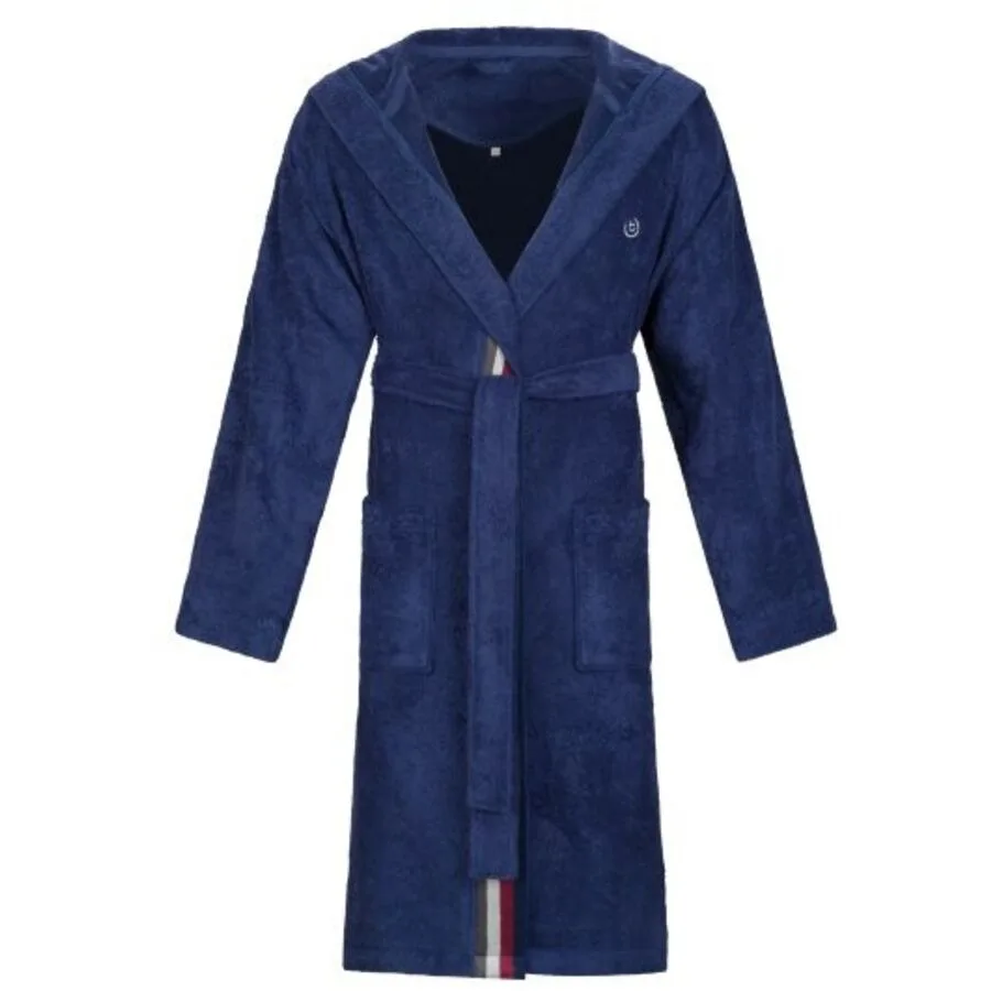 Bugatti Bademantel Decimo M Marine Blau Baumwolle M