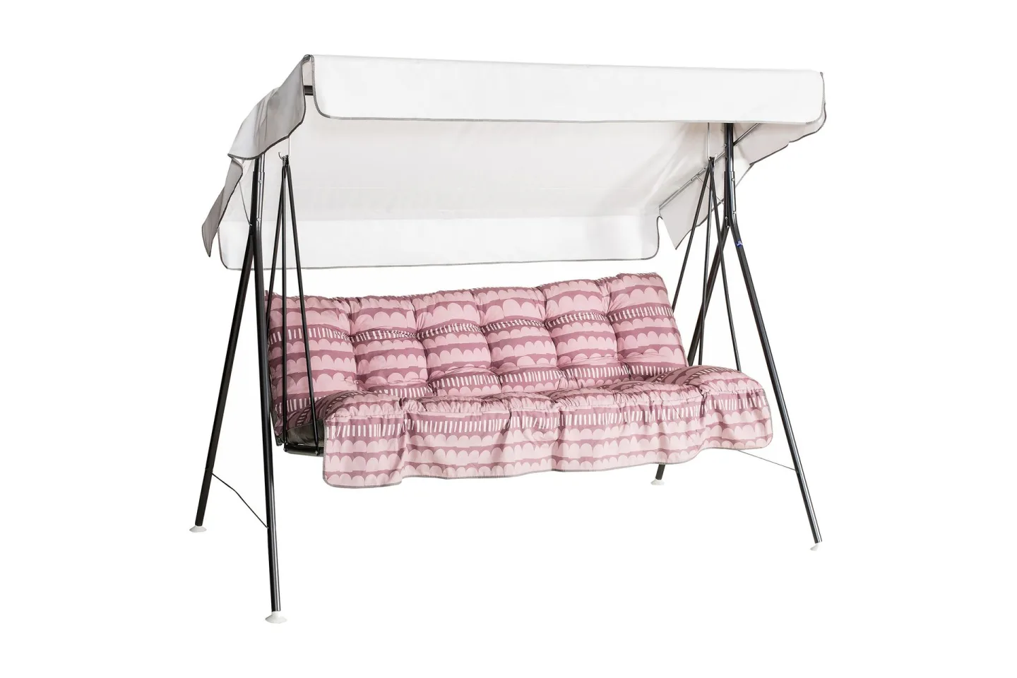 Teneriffa 3- pers. hammock, 84B - Grå/Rosa