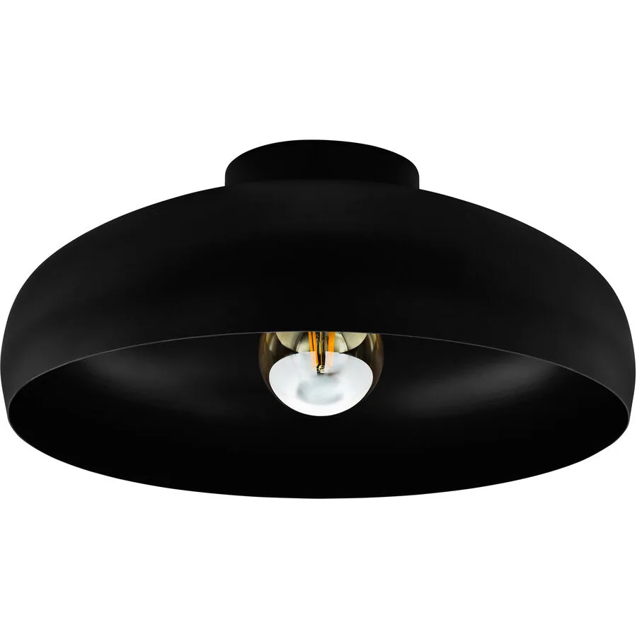 Eglo Deckenlampe Mogano Schwarz Stahl 40 cm 17 cm