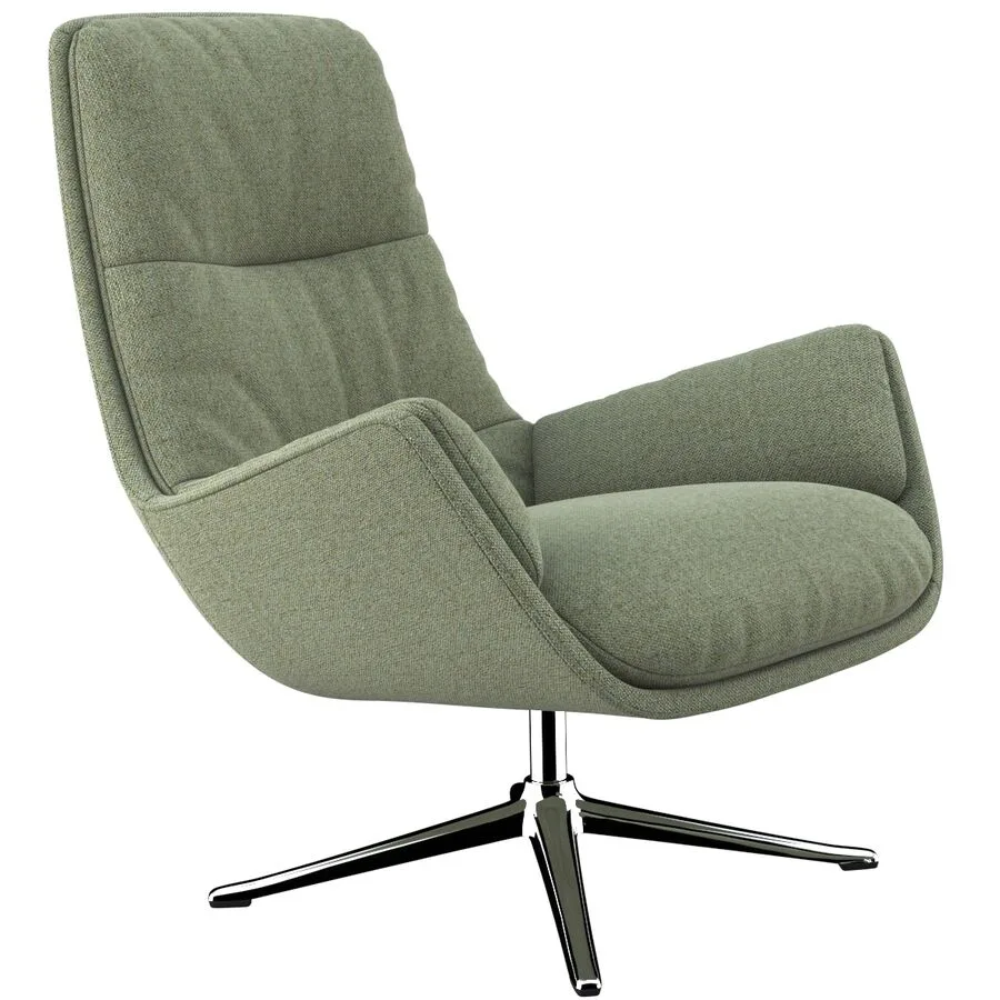 Sessel Halani olive Stoff B 93 T 84 H 95 cm