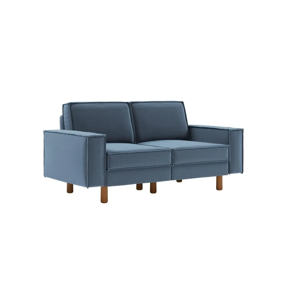 Vilsa 2-sits Soffa - Brun/Mörkblå