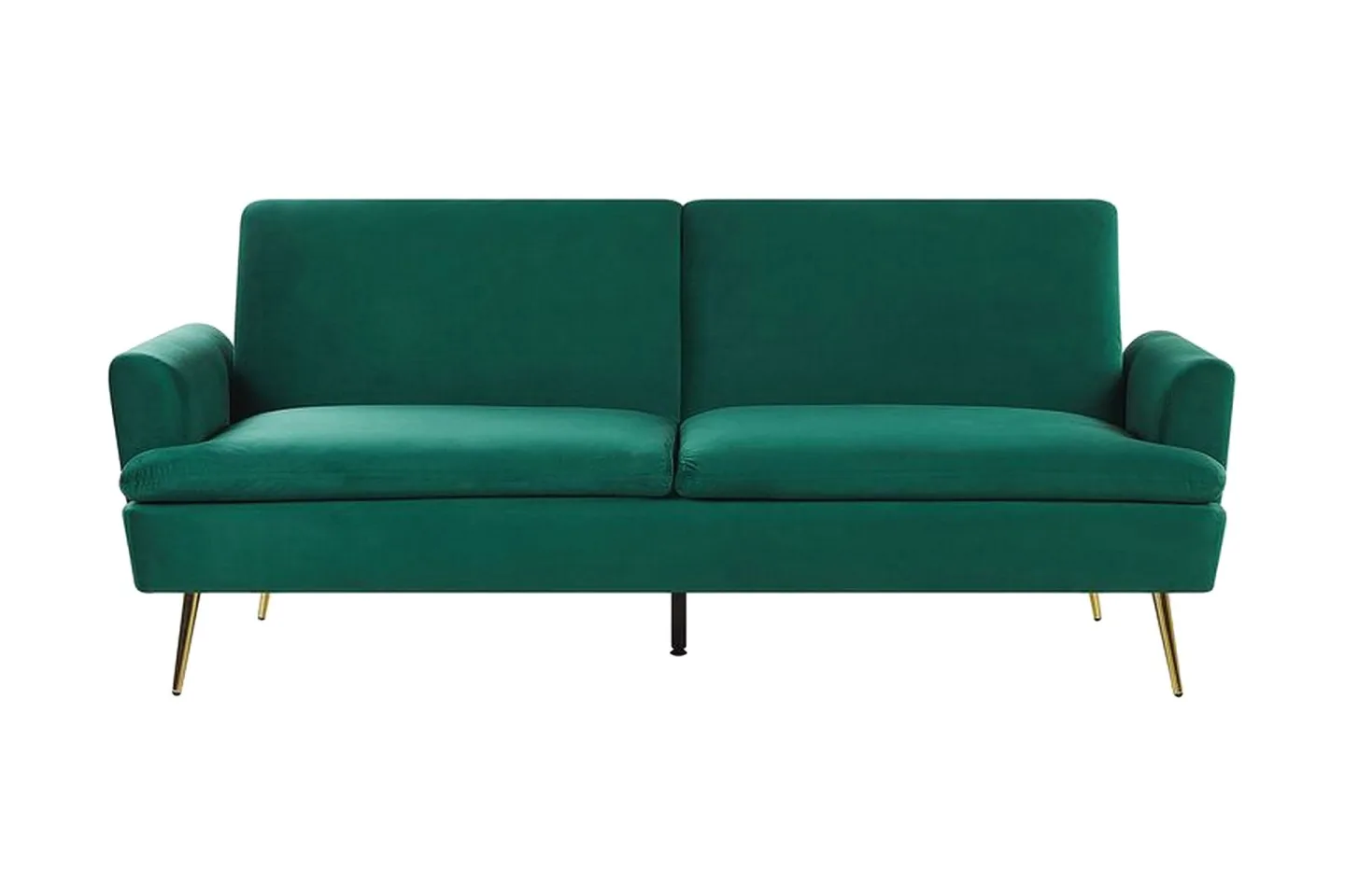 Vettre 3-sits Bäddsoffa - Sammet/Mörkgrön