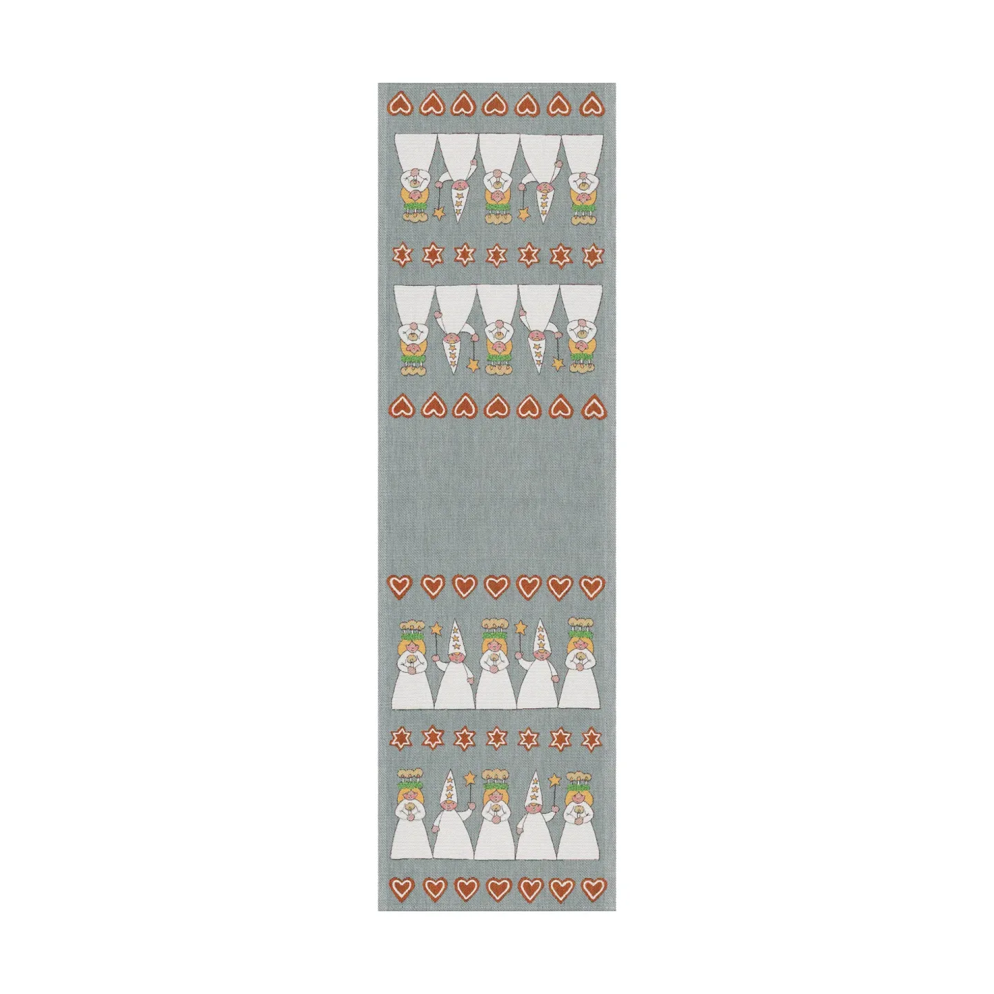 Ekelund Linneväveri Luciamorgon Tischläufer 35x120 cm Multi