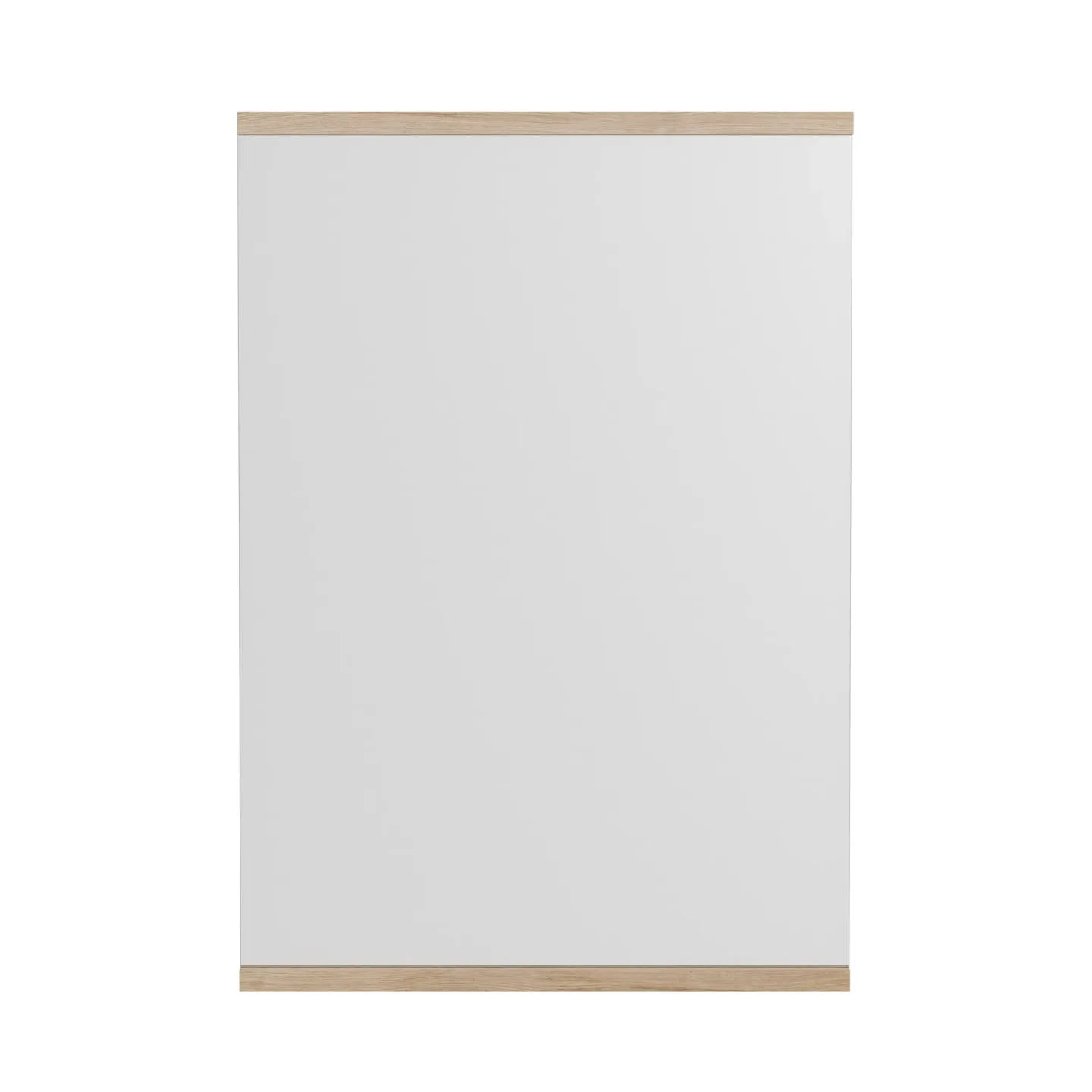 MOEBE Rektangulär väggspegel 50x70 cm Oak