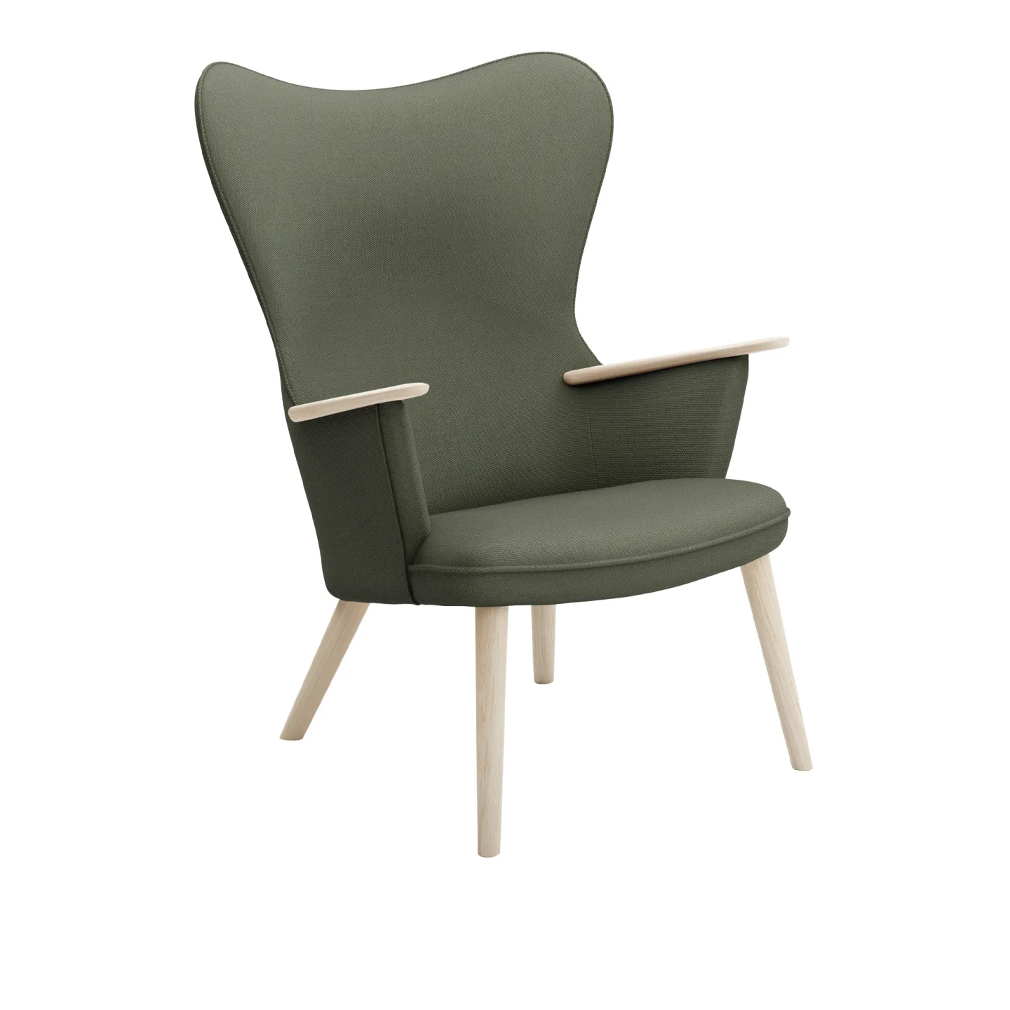 Carl Hansen - CH78 Fåtölj, Tvålad Ek, Tyggrupp 3 Fiord 0961 - Fåtöljer - Hans J. Wegner