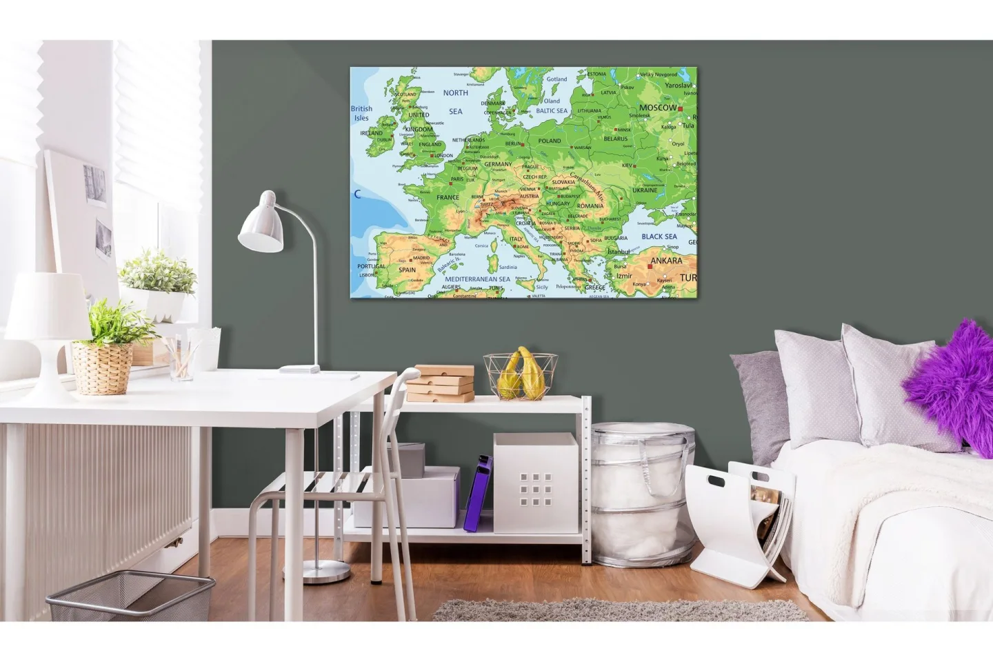 Tavla Map of Europe 120x80 -