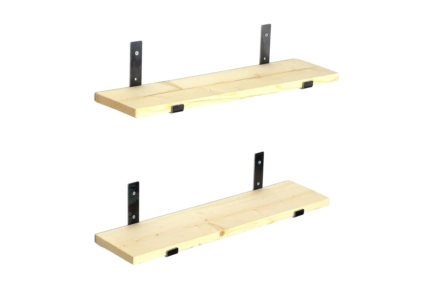 Wayte Vägghylla 60 cm - Svart/Ek