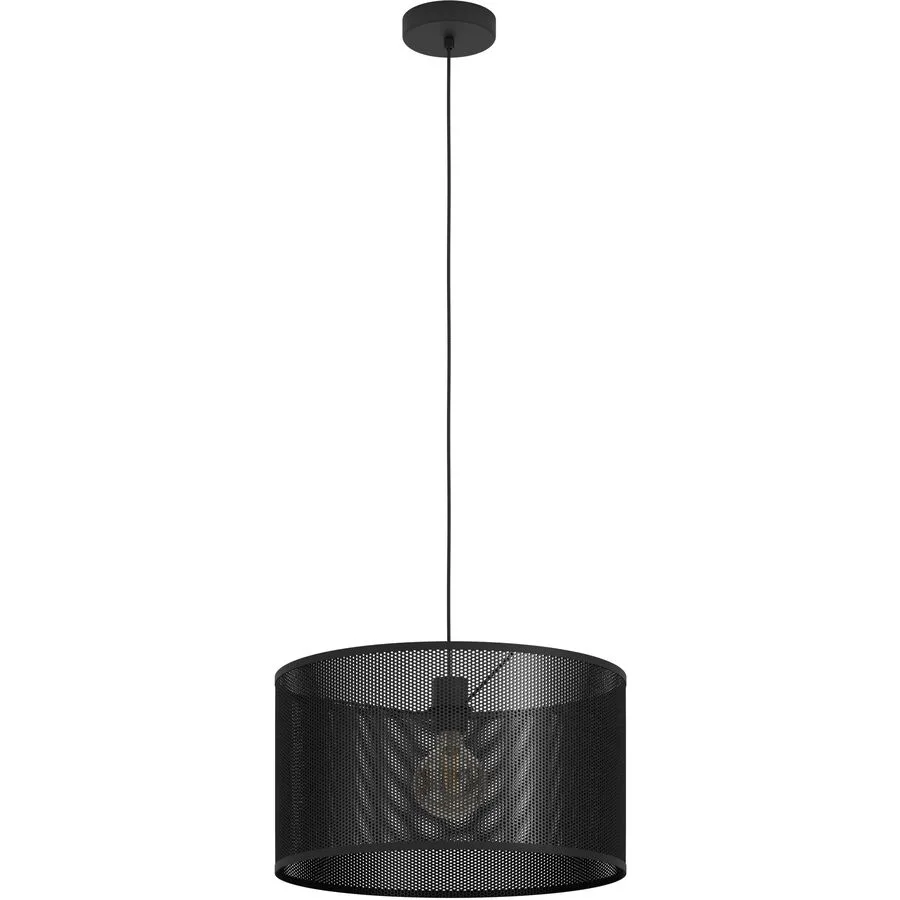 Eglo Pendellampe Manby Schwarz Stahl 45 cm 110 cm
