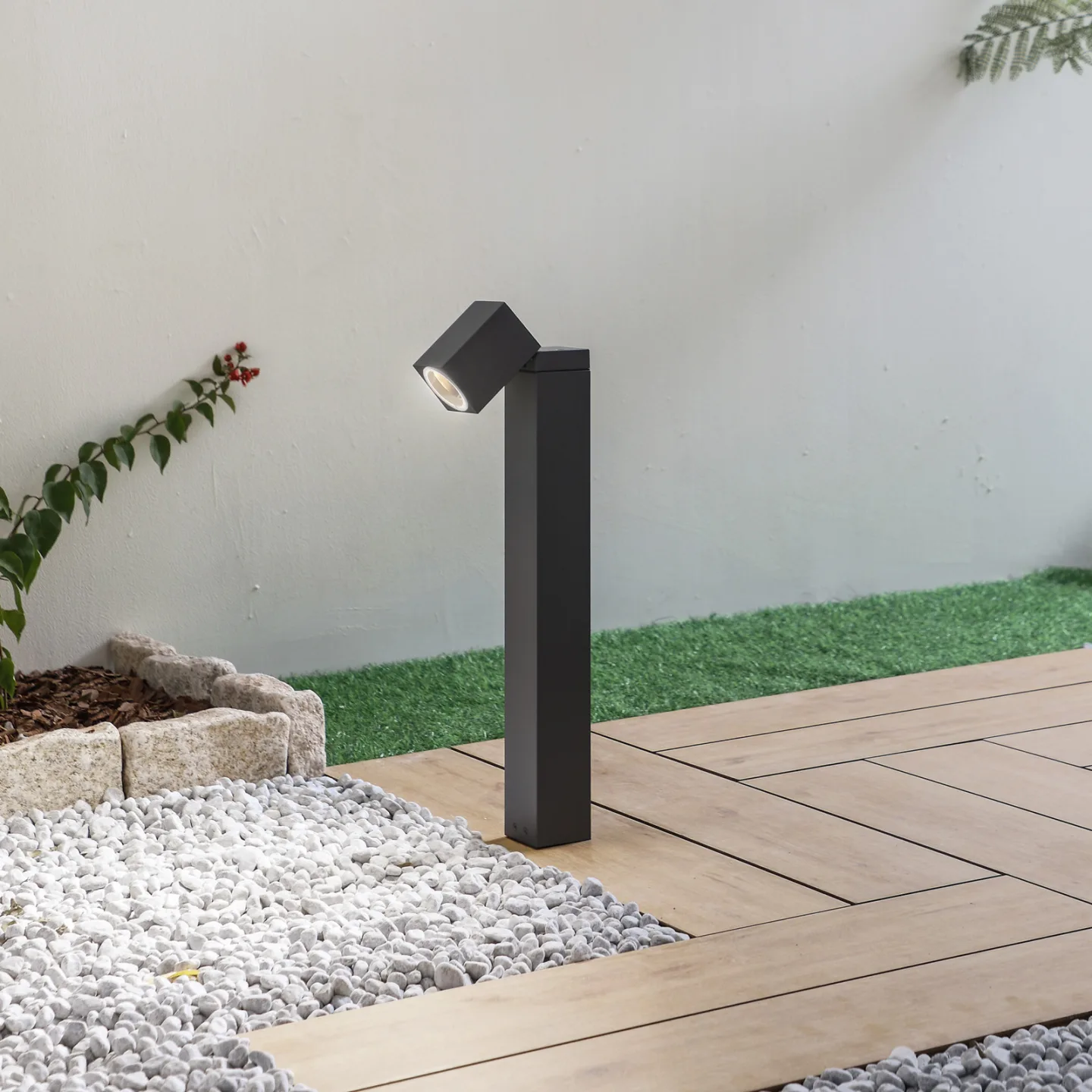 Othil Pullerten H50 Grå - Lindby - Balkong - Moderne - Aluminium - Kantet