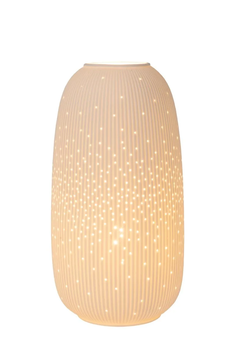 Lucide - Flores 33cm - Bordslampa - Vit