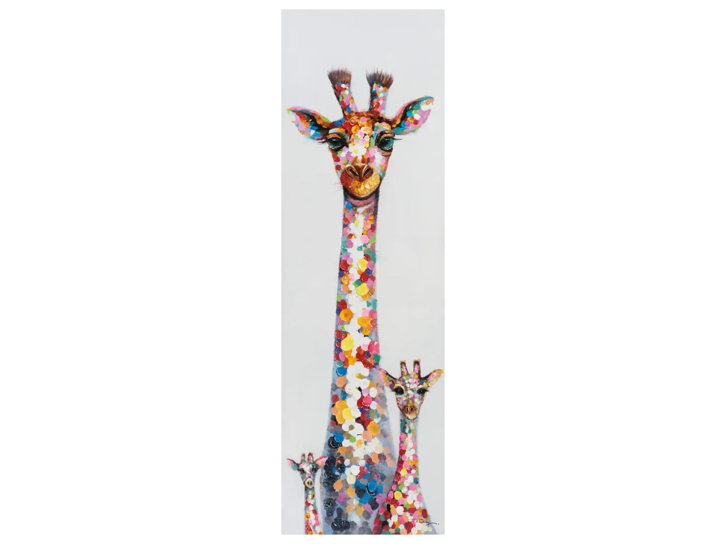 image LAND Bild Giraffen Familie | Schubiger Möbel