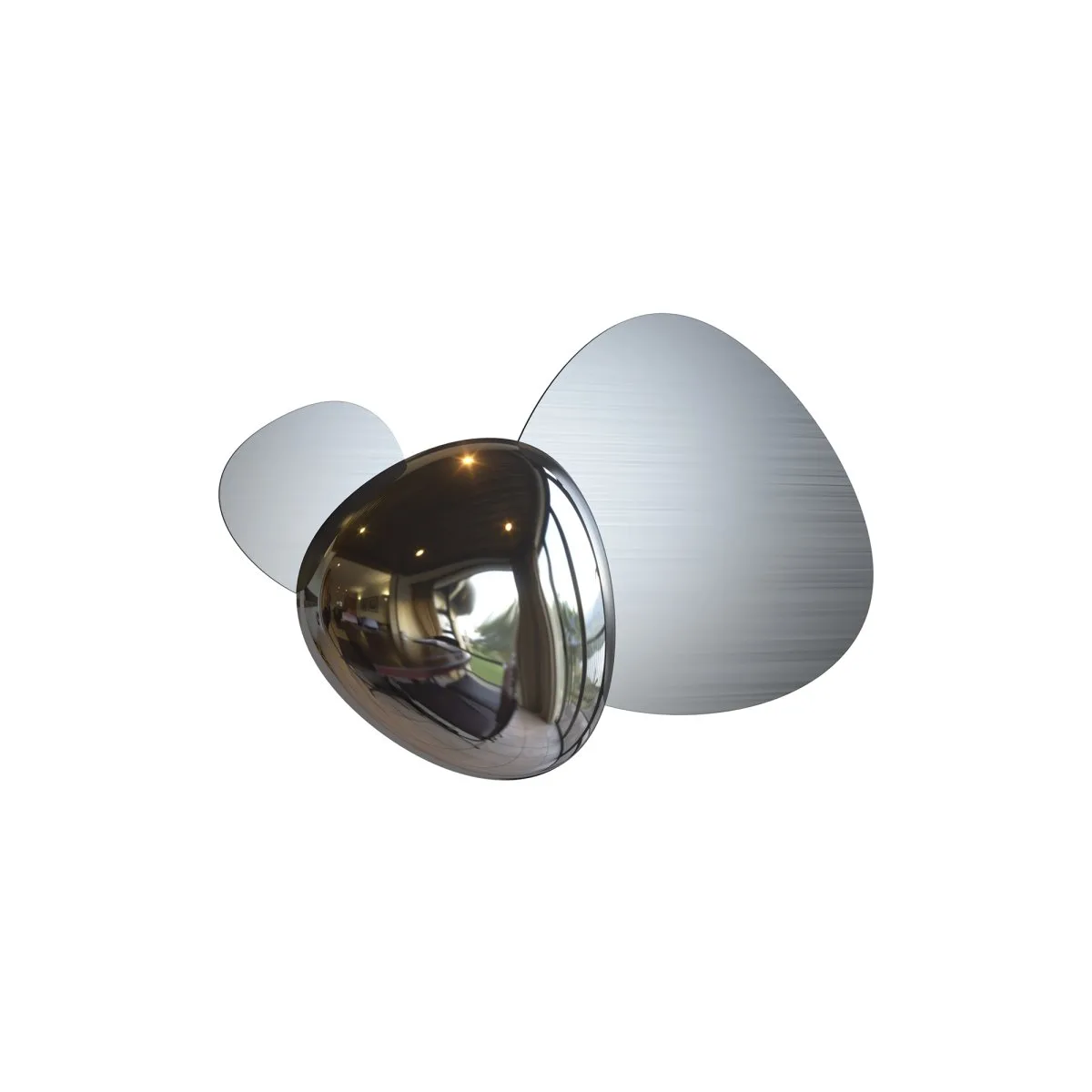 Maytoni - Jack-stone 36cm - Vägglampa - Nickel