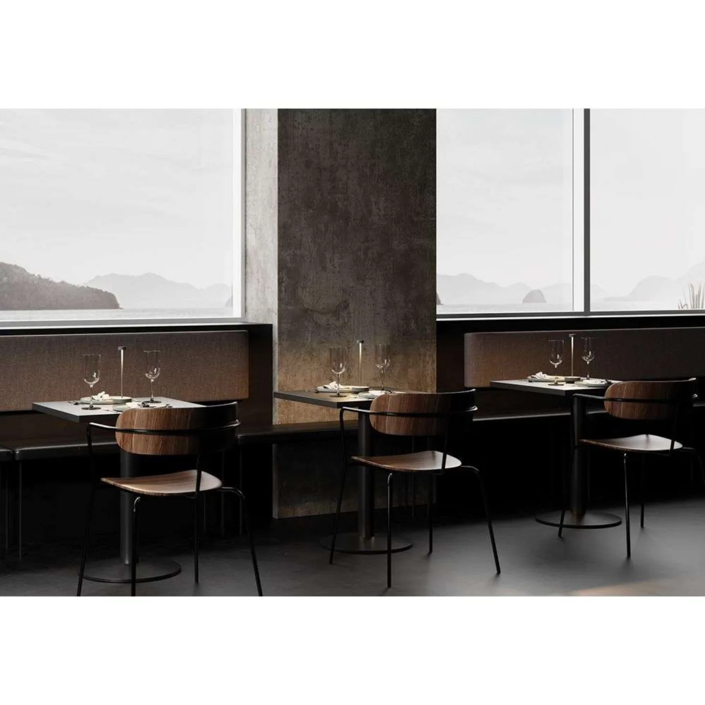 Turas LED Portable Tischleuchte Silk Gray - Blomus - Wohnzimmer - Aluminium