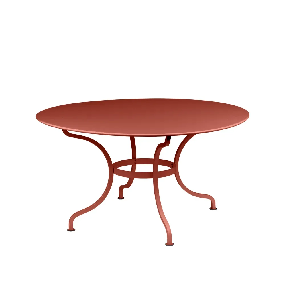 Fermob Romane bord runt Red ochre (röd)
