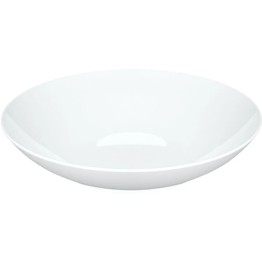 Teller tief Saturno Weiss Porzellan 24 cm