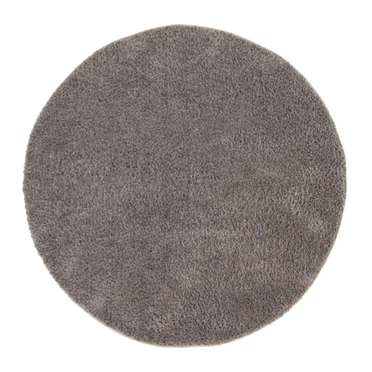Runde tepper - Soft Shine (brun) (Størrelse: Ø 120 cm)