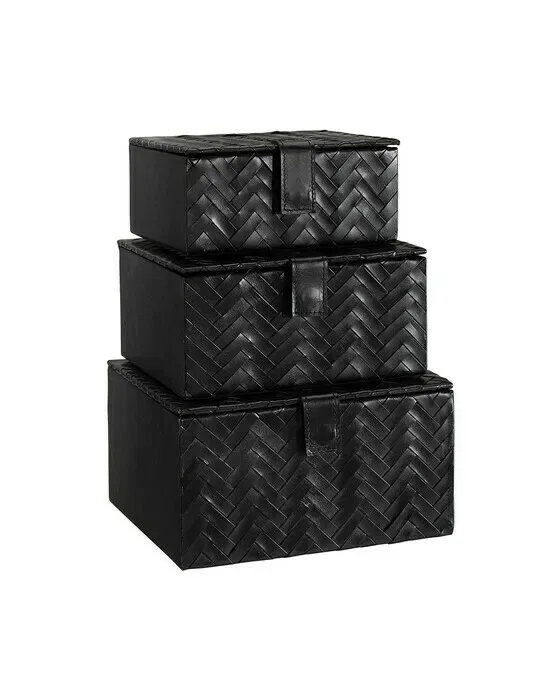 Fontana Box Black set of 3