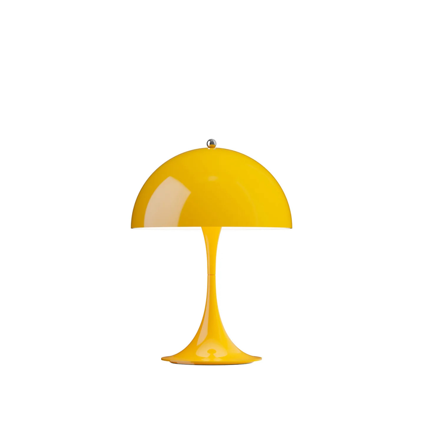 Panthella 250 PORTABLE LED-Akkuleuchte gelb - Louis Poulsen - Wohnzimmer - Modern - Kunststoff - Mit Schirm