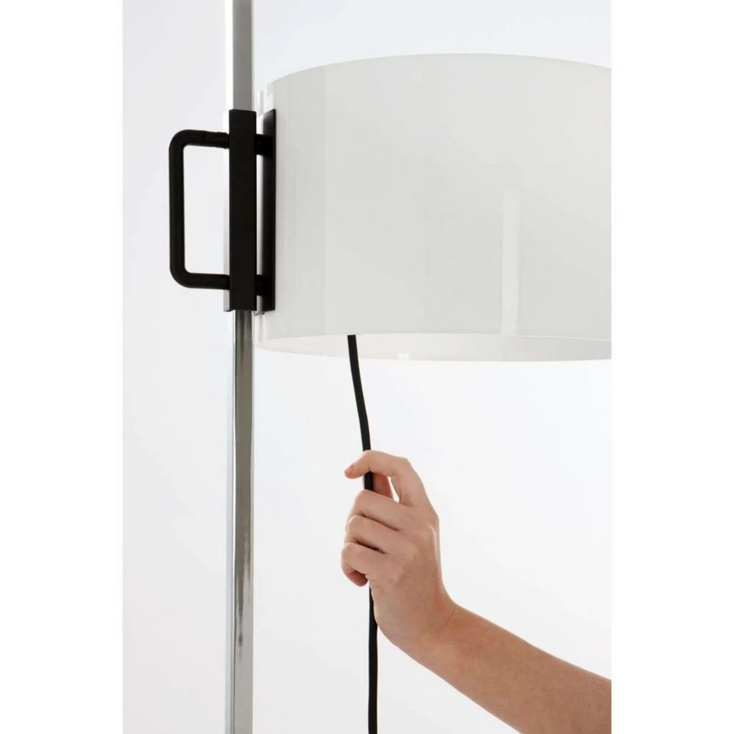TMC Stehleuchte Black/White/Chrome - Santa & Cole - Wohnzimmer - Aluminium