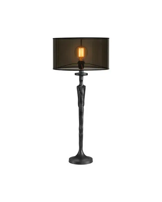 Adriano bordlampe sort