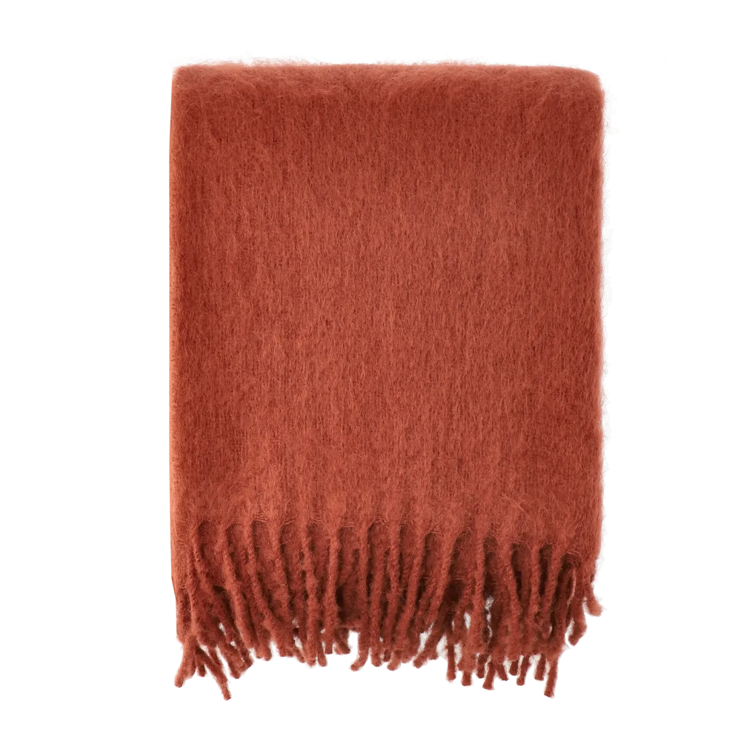 Scandi Living Dune Mohair Decke 130x170 cm Sienna