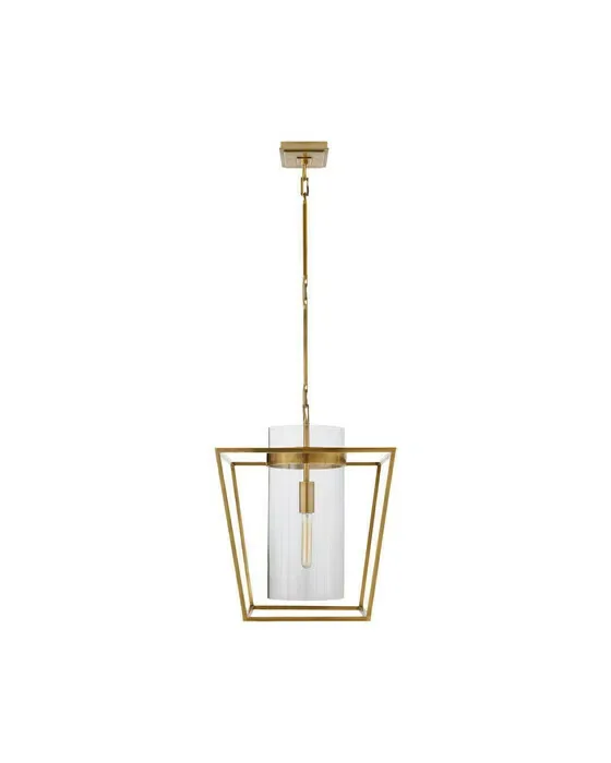 Presidio Small Lantern Antique Brass