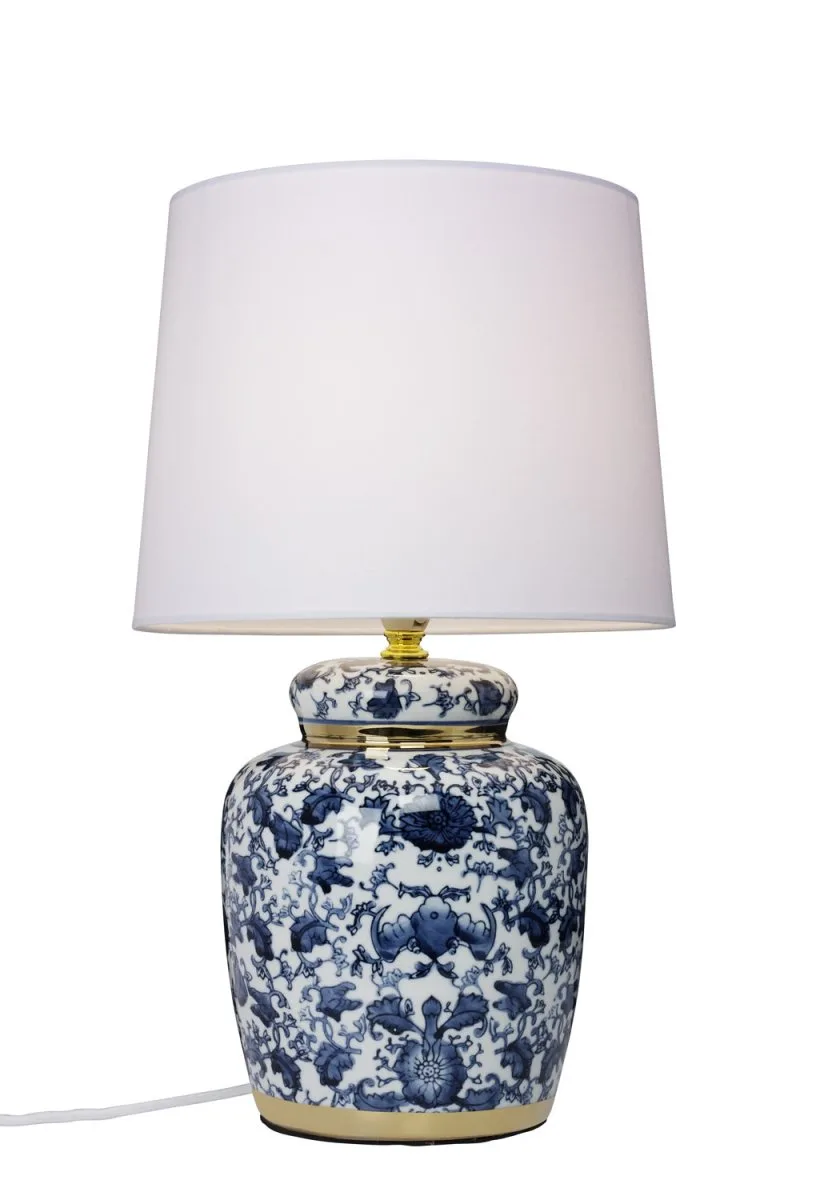 Cottex - Klassisk blå 44cm - Bordslampa - Blå