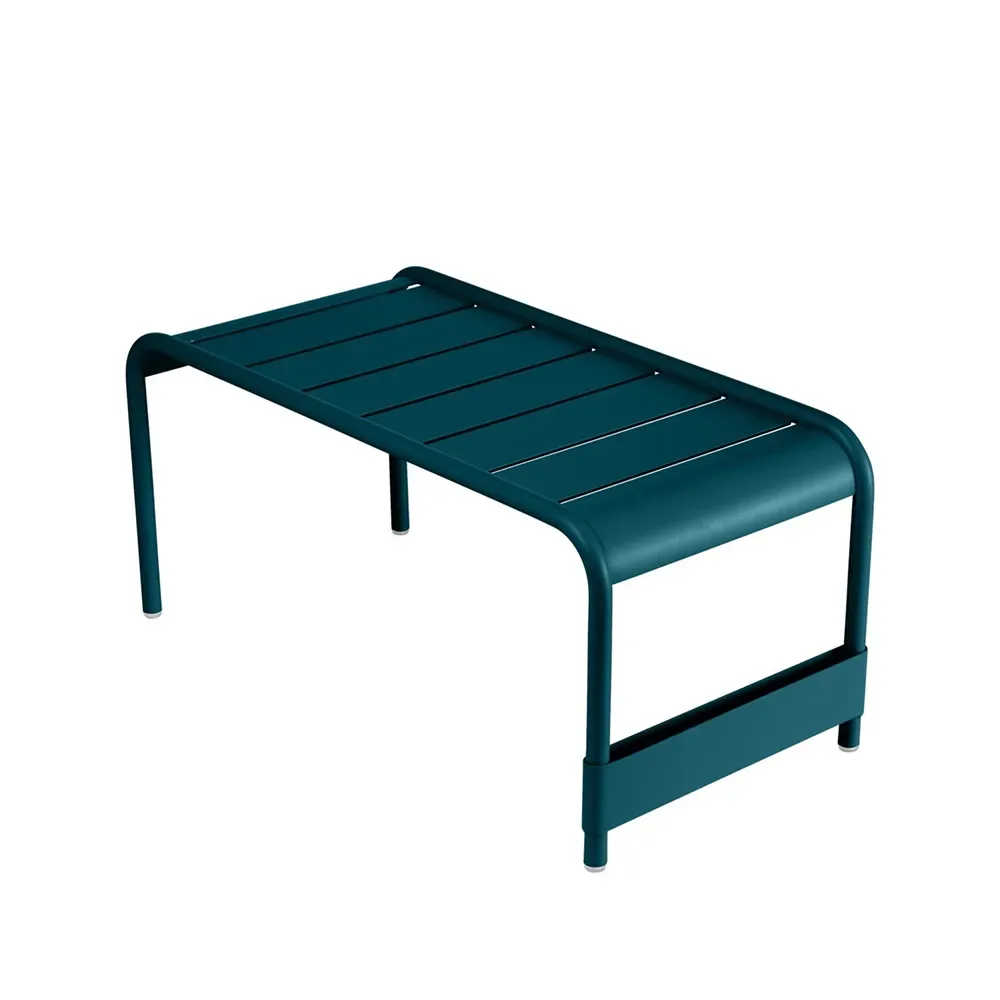 Fermob Luxembourg bord/fotpall Acapulco blue (blå), large