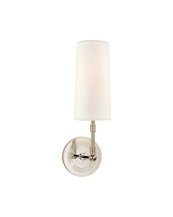 Ziyi Sconce Polished Nickel/Linen