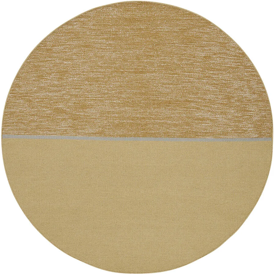 Teppich Magnetize Gelb Anderes Muster Wolle, Polyester 170 x 170 cm