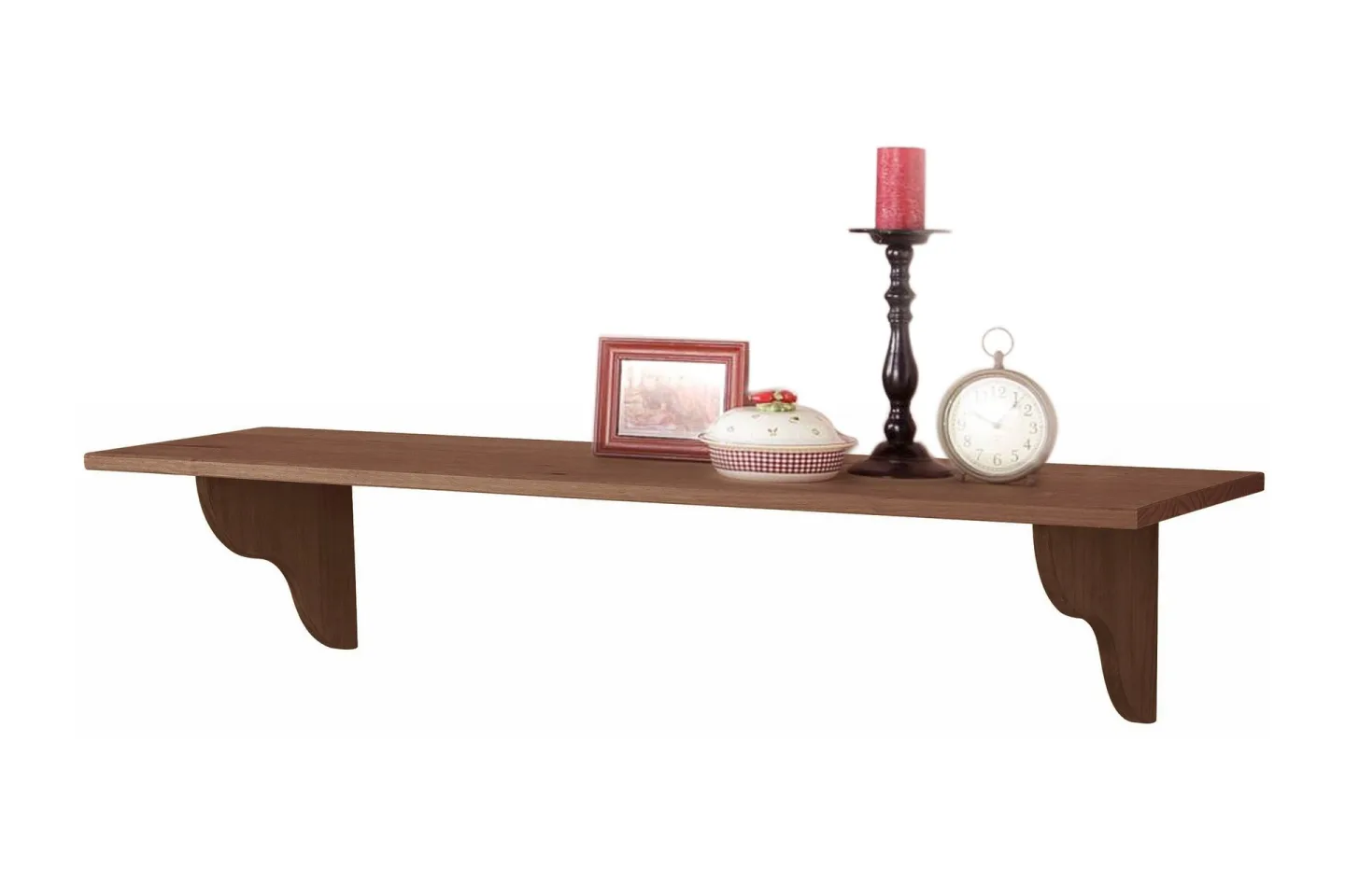 Ayala Hylla 120 cm - Mörkbrun