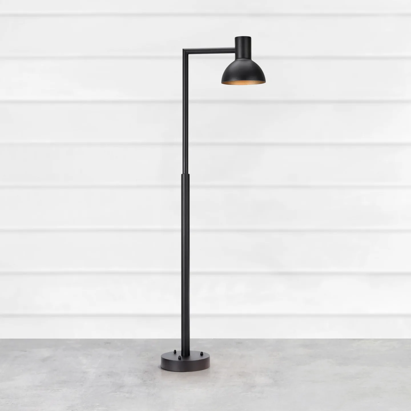 Nubi LED-Wegelampe, schwarz, IP44, dimmbar, Höhe 115 cm - Markslöjd - Skandinavisch - Edelstahl - Einflammig