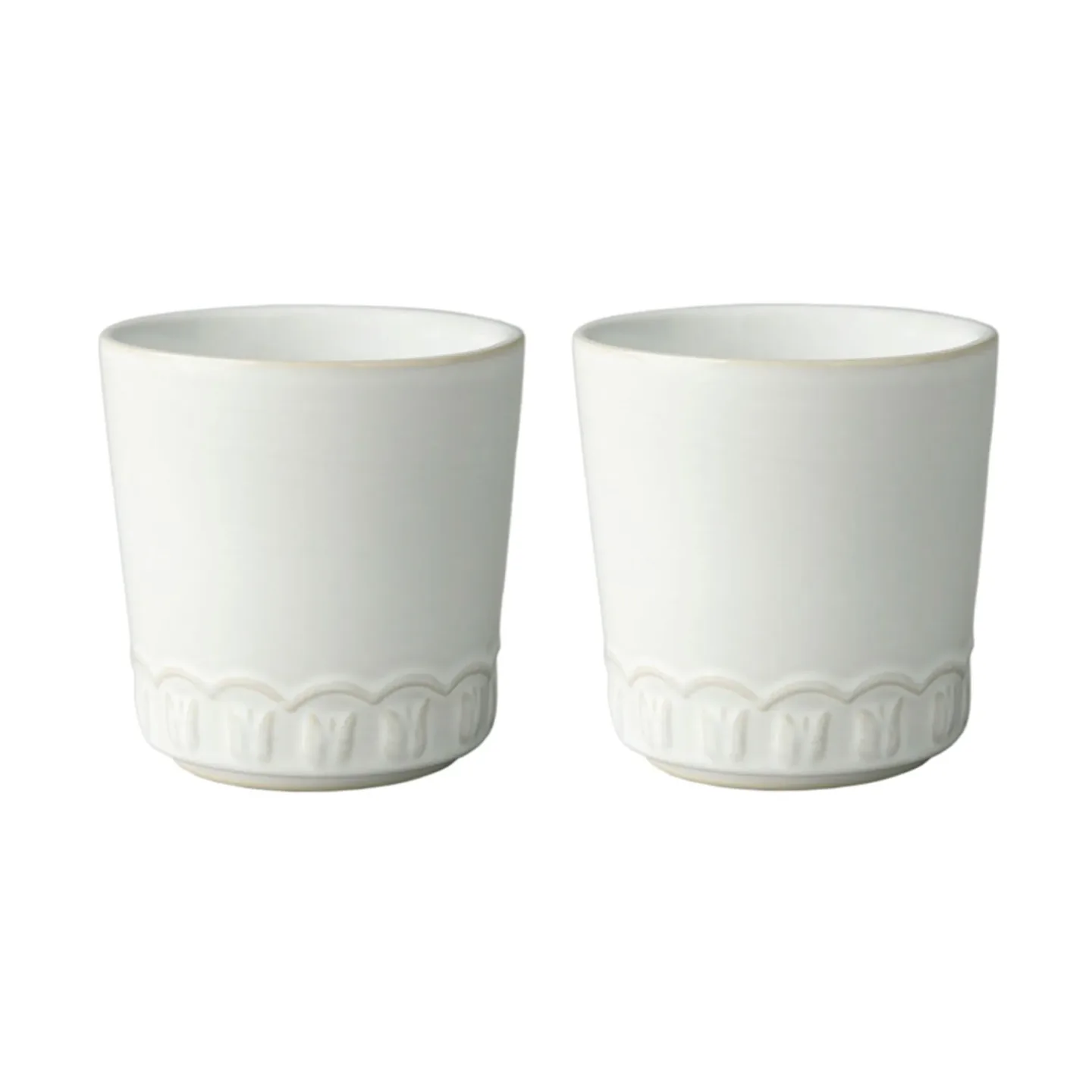 PotteryJo Tulipa Tasse 20 cl 2er-Pack White