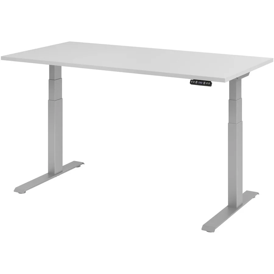 Schreibtisch Office grau Holzwerkstoff B 160 T 80 cm