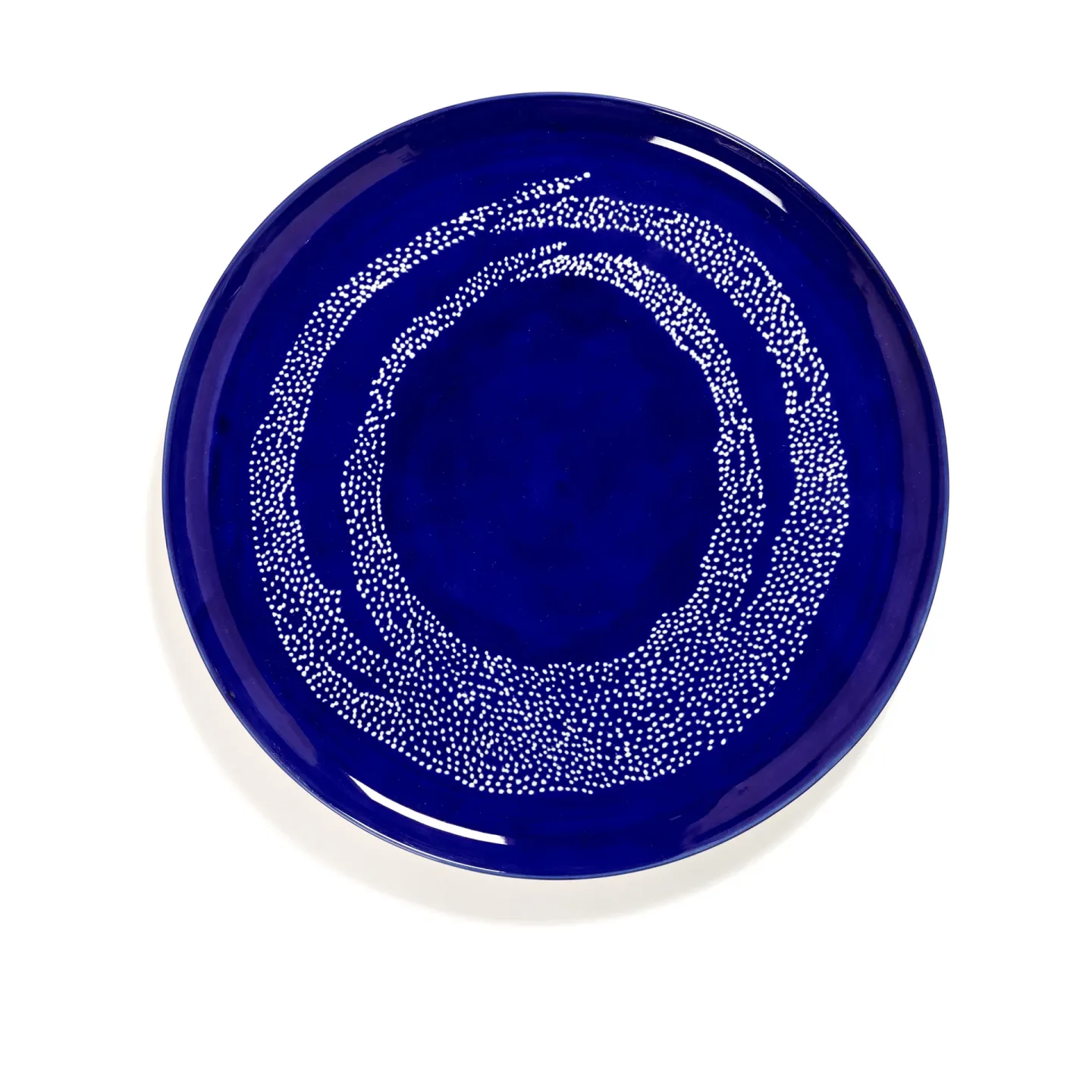 Serax Ottolenghi Feast Servierteller Ø35 cm Dark blue dots-white